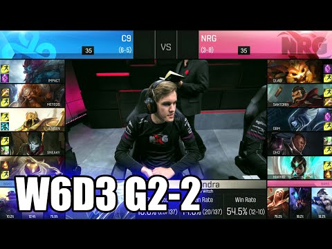NRG eSports vs Cloud 9 | Game 2 S6 NA LCS Summer 2016 Week 6 Day 3 | NRG vs C9 G2 W6D3 1080p