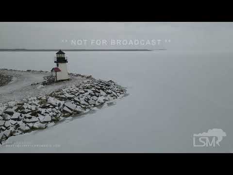 12-27-2022 Oregon,OH - Lake Erie Frozen - Drone
