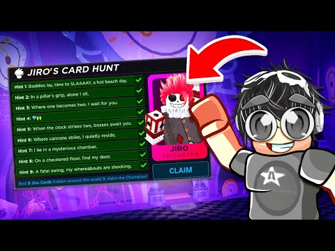 ALL JIRO CARD HUNT LOCATIONS! (Death Ball)