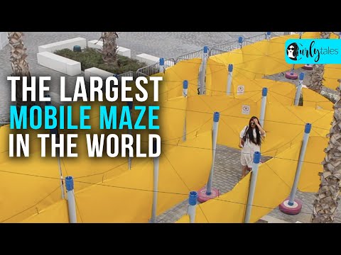 The Largest Mobile Maze In The World | Curly Tales | Wonder-maze Dubai