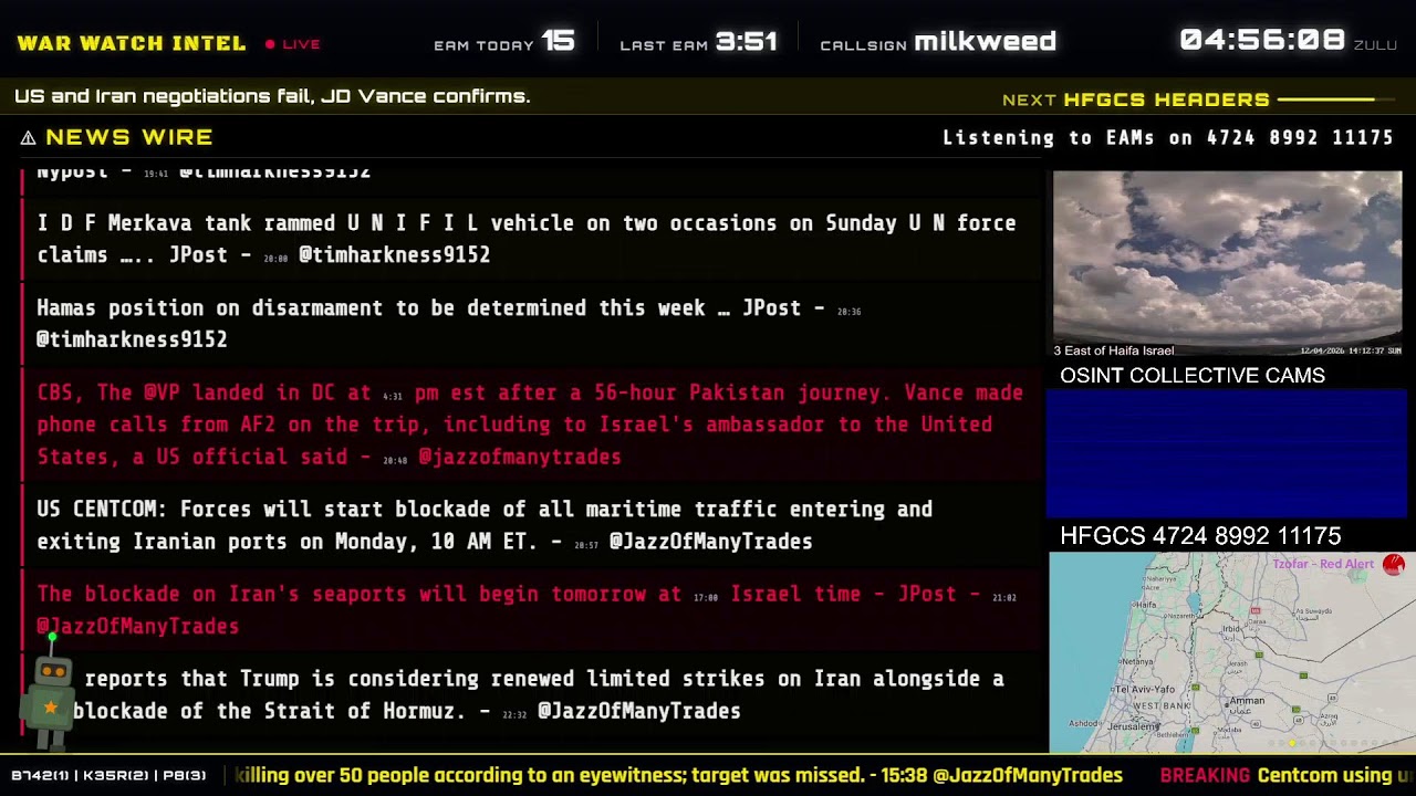 Will Israel Honor The Cease Fire? - EAMs  - Military Flights - Breaking News - LIVE INTEL 24/7