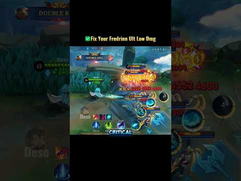 ✅Fredrinn Ult Max Damage Guide #MLBBCreator #mobilelegends #fredrinn