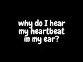 Why Do I hear My Heartbeat In My Ear