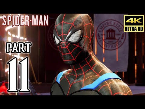 [4K] SPIDERMAN (PS4 Pro) Walkthrough PART 11 No Commentary @ UHD ✔