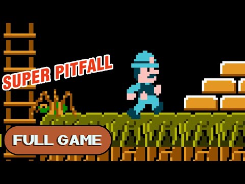 Super Pitfall NES FULL GAME Longplay Gameplay Walkthrough Playthrough VGL