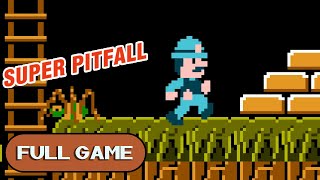 Super Pitfall NES FULL GAME Longplay Gameplay Walkthrough Playthrough VGL