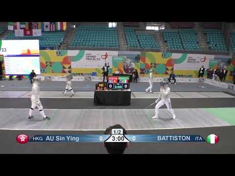 Tunis Grand Prix 2023 SWS - L64 - Au Sin Ying HKG v Michela Battiston ITA