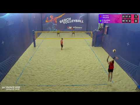 17:30 I. Horiaiev / I. Skrynnik - D. Korobkov / V. Kelbas 18.10.2022 | Winners Beach Volleyball