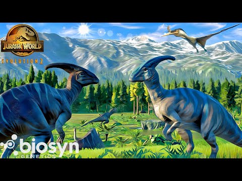 Dinosaur Life in Biosyn Sanctuary - Documentary, Jurassic world evolution 2.