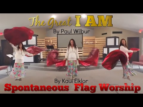 Paul Wilbur / The Great I Am / Spontaneous Flag Worship