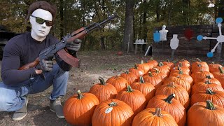 How Many Pumpkins To STOP a 50 Cal Rifle?