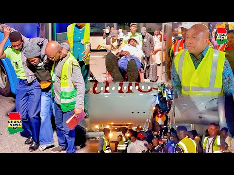 Over 300 2nd Batch of Ghanaian evacuees from South Africa happily & Safely arrive in Ghana