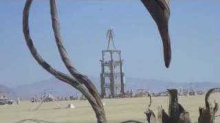 Amy Obenski's Princess Song, Over images from Burningman