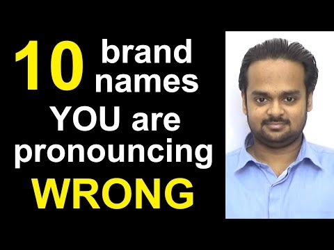 10 個你常念錯的品牌名稱！ (10 Brand Names You are Pronouncing WRONG! - Nike, Amazon, McDonald's, Mercedes-Benz, Disney, etc.)