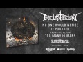 THE LAST FELONY - No One Would Notice If You Died (album track)