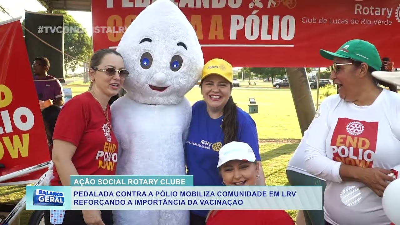 Rotary Club de Lucas do Rio Verde realiza 2ª Pedalada Contra a Pólio