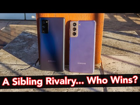 Samsung Galaxy S21 vs S20 FE // A Very Tough Sibling Rivalry