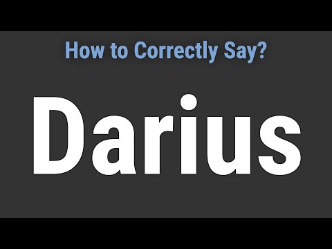 How to Pronounce Name Darius (Correctly!)