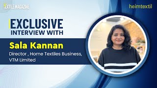Redefining Home Textiles | Sala Kannan, VTM Limited | Exclusive Interview | Heim