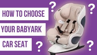 Babyark Car Seat Comparison 2024 / 2025 | Classic and Premium