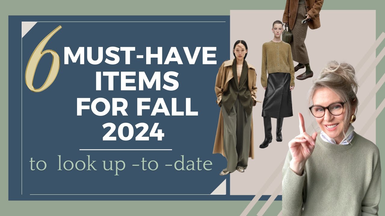 Fall Must-Have Items  List if You Want to Look Stylish and Fashion Forward / You Only Need 6 Items!