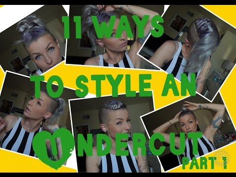 How to style an UNDERCUT | 11 styles | Part 1