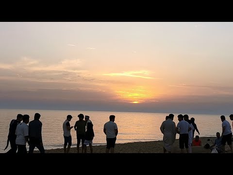 Sunrise Dammam White Sand Beach 4-1-2025