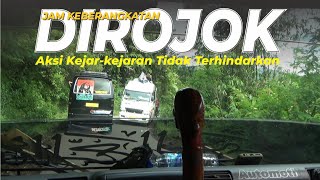 Download lagu Aksi Kejar - Kejaran Elf Singajaya - Garut di Jalur Sempit - Truk HD Indo #balapan mp3