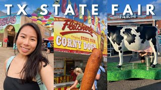 TEXAS STATE FAIR || 2021 VLOG - pig races, dog show, fair food, and more!