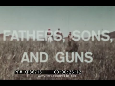 “ FATHERS, SONS AND GUNS ” 1960’S WINCHESTER WESTERN HUNTING PROMO FILM w/ SLIM PICKENS XD86715