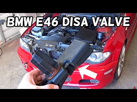 BMW E46 DISA VALVE REPLACEMENT REMOVAL BMW 320I 325I 323I 328I 330I