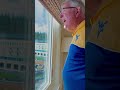Mark’s first reaction to seeing Lake Louise from our hotel room  #fairmontmoments Château ￼￼