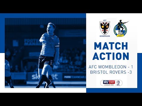 Match Action: AFC Wimbledon 1-3 Bristol Rovers