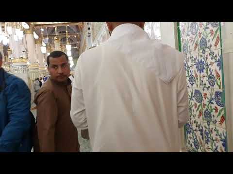 Walking to Rawdah Mubarak