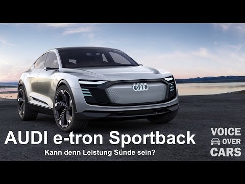 Audi e-tron Sportback Concept Shanghai 2017 Voice over Cars