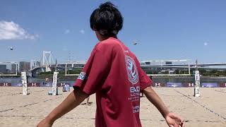 お台場ビーチバレー 吉原・田中① 2026/5/10
