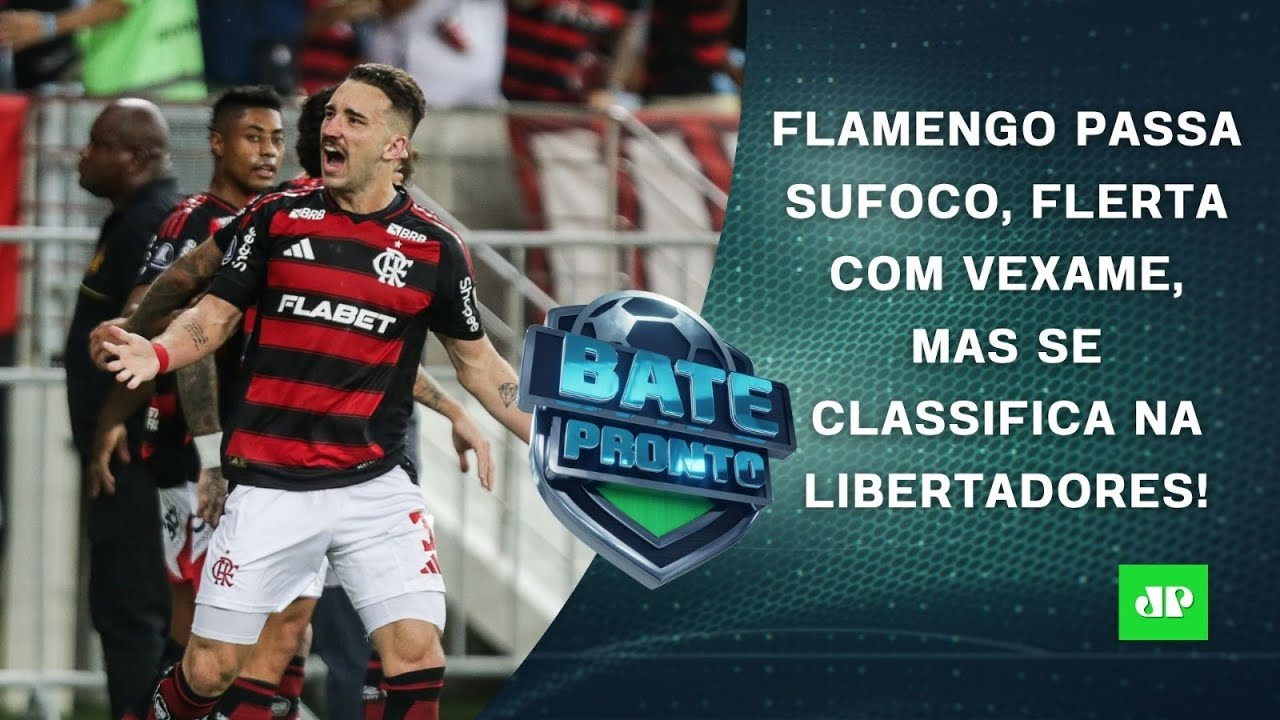 Flamengo PASSA SUFOCO, mas AVANÇA; Palmeiras AMASSA; Neymar VAI RENOVAR com o Santos? | BATE-PRONTO