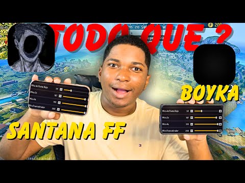 Cuál Sensibilidad es MEJOR? | SANTANA NOT FACE o BOYKA FF🤔