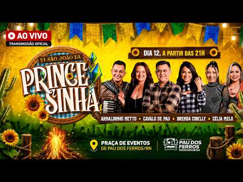 VI São João da Princesinha 2026 – Arnaldinho Netto, Cavalo de Pau, Brenda Cibelly e Célia Melo