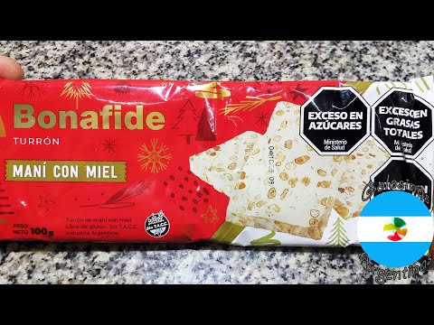 Bonafide Turrón Blando de Maní con Miel (Lheritier)