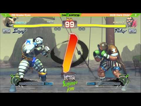 Summer Jam 9 - USF4 - Top 32 - RB Snake Eyez (Zangief) vs DCB Dark Child (Rufus; Boxer)
