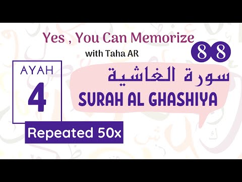 88 Surah Al Ghashiya | Verse 4 | Memorization Series