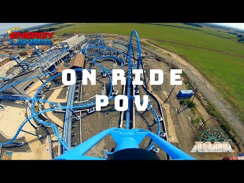 Abyssus Double Launch Coaster - POV - NEW 2021 - Energylandia - Aqualantis