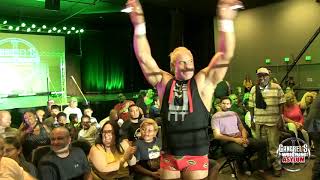 Badass Billy Gunn and "The Vampire Warrior" Gangrel vs. Mosh and Thrasher (The Headbangers)
