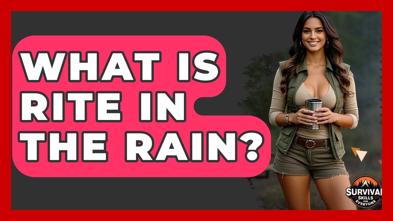 What Is Rite In The Rain? - Survival Skills for Everyone