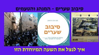 סיבוב שערים -  המקורות והמנהג בעבר