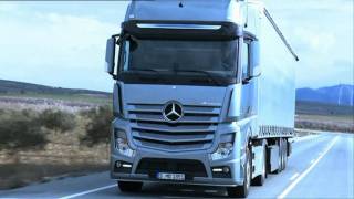 Mercedes-Benz new ACTROS 2011 trucks  driving scenes