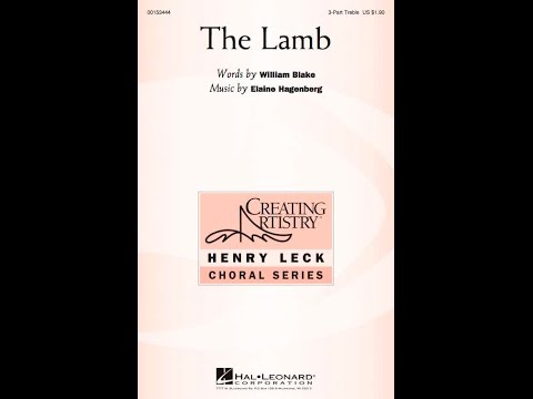 The Lamb (3-Part Treble Choir) - by Elaine Hagenberg