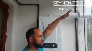 Çerkezköy Eca Proteus Premıx kombi montajı-proje-gaz açılış (SEYMEN TE