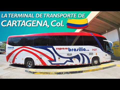 Assim é o Terminal de Transporte de CARTAGENA, COLÔMBIA!